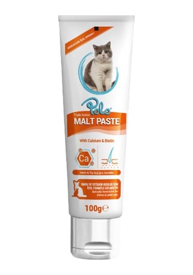 Polo Malt Paste Tüy Yumağı Kontrolü Kedi Macunu 100 G