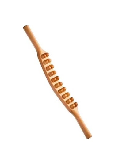 Willowhaven Ahşap Guasha Kazıma Çubuğu, Boyun Ve Vücut Masajı, 60cm Kahverengi, Meridian Terapi Kahverengi