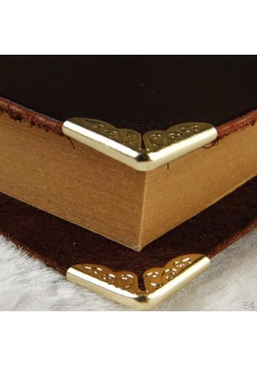 Altın Scrapbooking Albüm Dosya Klasörü İçin 50 Kitap Köşesi