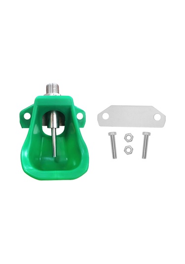 Leezsing Domuz Ve Kuzu İçme Kasesi - Plastik Otomatik Su İçirici - Paslanmaz Çelik Aksesuarlar İle Yeşil