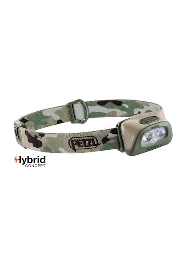 Petzl Tactikka+ 350 Lümen Kamuflaj Kafa Feneri E089ea01 Siyah