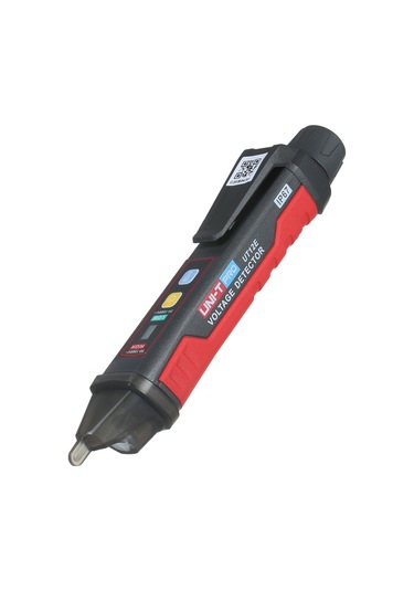 Dofolink Unı-t Ut12e Akıllı Voltaj Tespit Cihazı - 24v-1000v Ac, Akışkan/neutral Tespiti, Sesli/ışık Alarmı, Titreşim Modu, Fener, Ip67, Pil Yok Siyah