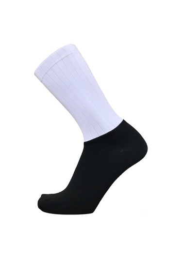 Skycity Erkek Ve Kadınlar İçin Nefes Alabilen, Kaymayan Spor Çorapları - Yumuşak, Konforlu Ve Seamless Tasarım Siyah - Beyaz