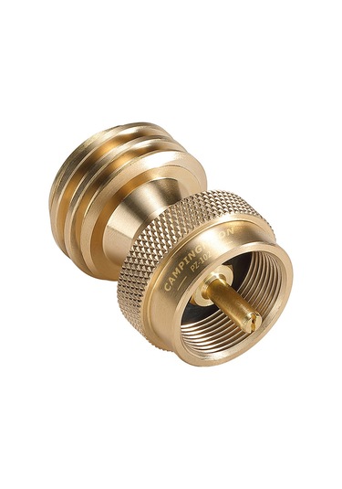 Vkemall Qcc1 Gaz Sobası İçin Bakır Propane Tankı Enflasyon Adaptörü Pz-102 54x34mm Altın