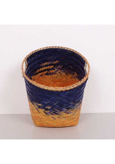Küfe 35x40 Cm Doğal Bambu Kulplu Sepet Mix
