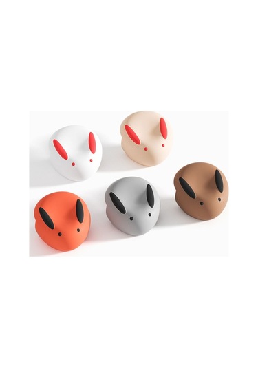 Sones 2 Adet / Takım Tavşan Çocukları Çarpma Önleyici Silikon Köşe Koruyucu Masa Köşe Koruyucu Kılıf Kırmızı