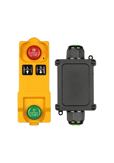 Mufunye Dc12-80v Su Geçirmez 2 Tuşlu Kontrol Seti Ask Sinyali - Aydınlatma Ve Akıllı Ev Kontrolü İçin Pil Yok