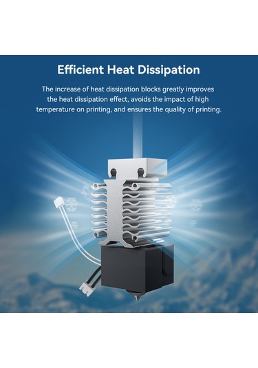 Jeemson Creality Ender-3 V3 Se Isı Başı Seti: Bakır Alaşımlı 0.4mm & 0.6mm Nozzle, 250mm/s Hızlı Yazdırma, Etkin Soğutma, 1.75mm Filament Desteği
