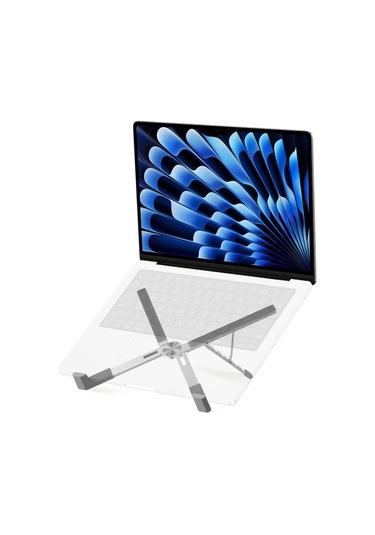 Sones Ls-001 Taşınabilir Katlanır Dizüstü Bilgisayar Isı Dağılımı Artırıcı Tutucu Gümüş