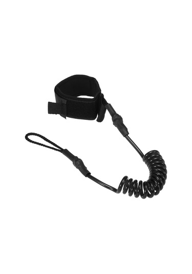 Konesam Sörf Ayak Bileği Kayışı - Tpu Ve Naylon Malzeme, 1.2m Uzunluk, Siyah - Mh17091