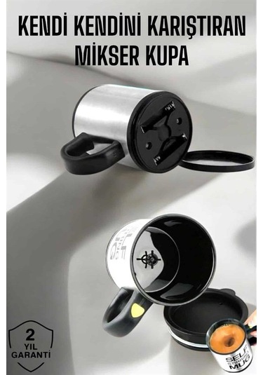 Hnrlıshp Yazılı Mug Kupa Karıştırıcı Özelliği Ve Paslanmaz Çelik