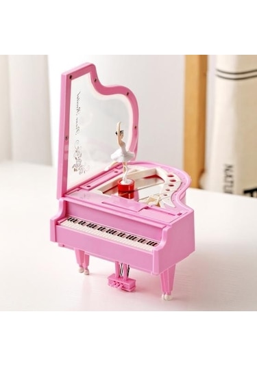 Yaratıcı Müzik Mücevher Kutusu Süs Hafif Masaüstü Dekorasyonu D