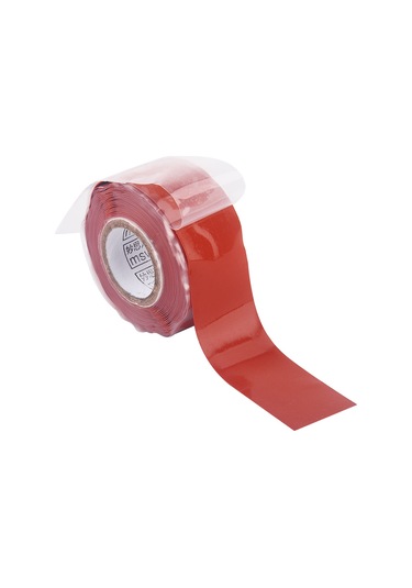 Geeroyoo Kırmızı Silikon Kauçuk Kendine Yapışkan Band: 25mmx3m, Su Geçirmez, Yüksek Isı Dayanıklı -50 C/+260 C , Elektrikli Bağlantılar, Araç, Gemi Tamiri İçin