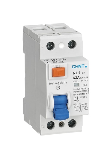 Chint 200214 Nl1 2x63a 30ma 6ka Kaçak Akım Rölesi Ac Tip