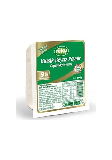 Sütaş Klasik Beyaz Peynir 300 G