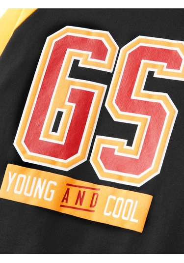 Gsstore Galatasaray Çocuk Sweatshirt C252077 Sarı - Siyah
