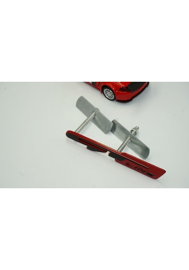 Dk Kia Gt Line Ön Panjur Vidalı 3d Siyah Kırmızı Metal Logo