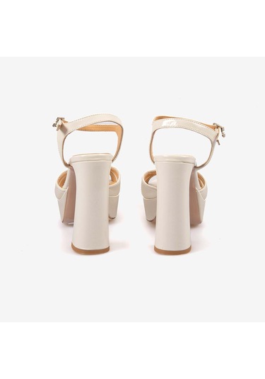 Kemal Tanca Hawen Angels Kadın Gece & Abiye Ayakkabı 380-72 Off White