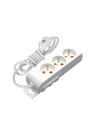 Mutlusan Üçlü Anahtarlı Ups Grup Priz Çocuk Korumalı 3 Metre 1