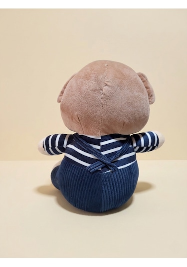 Peluş Tulumlu Ayıcık 45 Cm Lacivert