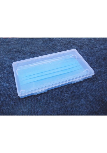 Xindoker Pp Materyal Transparan Maske Saklama Kutusu - Islaklık Ve Toz Koruyucu, 10 Adet Maske Tutabilir, Taşınabilir Ev/iş/outdoor Kullanıma Uygun Diğer
