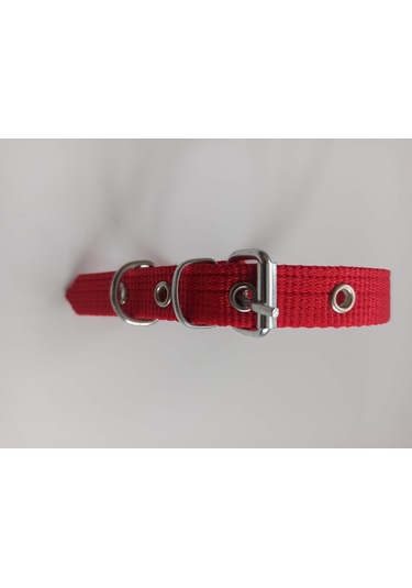 Kozaklı Kedi ve Yavru Köpek Tasması Kırmızı 40 x 2 CM Kırmızı