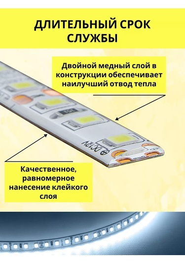 Feron Led Şerit Ip65 12v 5 Metre Soğuk Işık 192523440 Beyaz