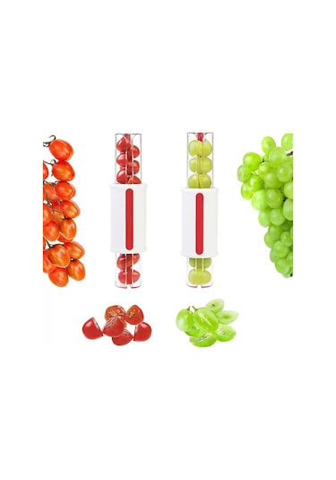 Cbtx Domates Kiraz Kesiciler Üzüm Çeri Domates Dilimleyici 001