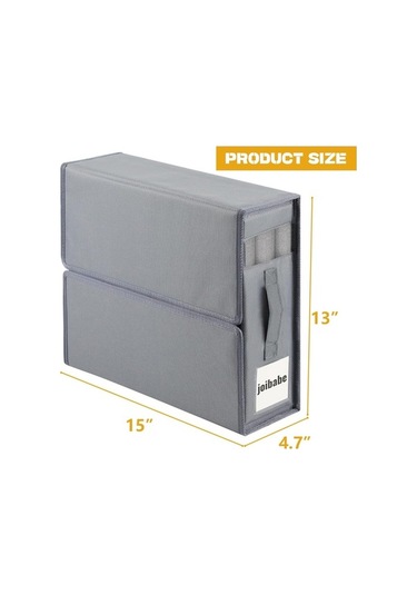 Createtech Yorgan Yastık Ve Klasör Kılıfları İçin Pratik Düzenleyici Depolama Çözümü, Çarşaf Organizer - Ai Gri