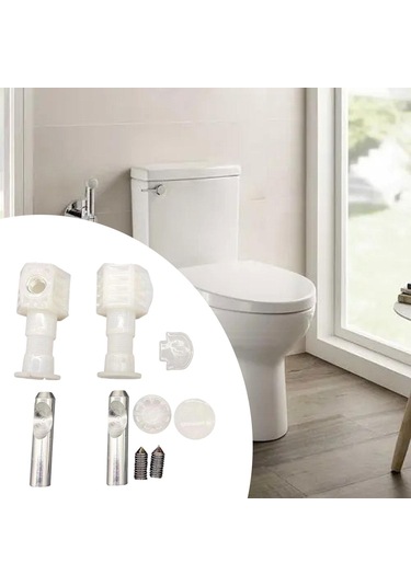 Suntek Klozet Oturağı Vidası 400kg Yük Kapasitesi Donanımı Yan Montajlı