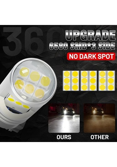 Flybuy T20 Led 7440 7443 W21w/5w 3156 3157 P27/7w T25 Led Sinyal Işığı Amber Yeşil 7443 W21/5w T20 12 12