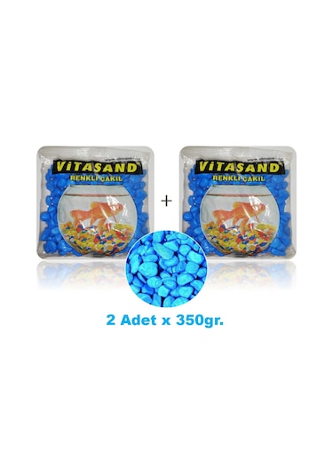 Çakıl Taşı Mavi 350 Gram X 2 Paket
