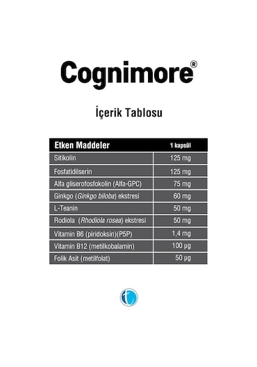 Cognimore 60 Kapsül