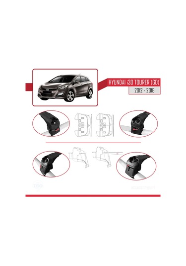 Hyundai İ30 2 Gd Tourer 2012-2016 Arası İle Uyumlu Ace-2 Ara At