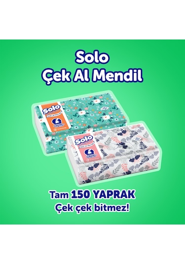 Solo Çek-Al Mendil 12 x 150'li