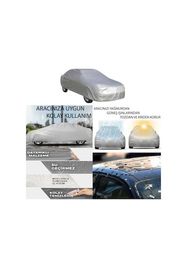 BMW Z3 Uyumlu Oto Branda Su Geçirmez 4 Mevsimlik Araç Örtüsü Araba Brandası