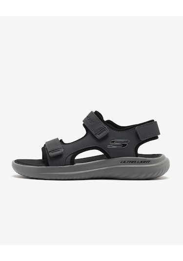 Skechers Bounder 2.0 Sandal - Thutton Erkek Gri Sandalet 232893 Char Gri