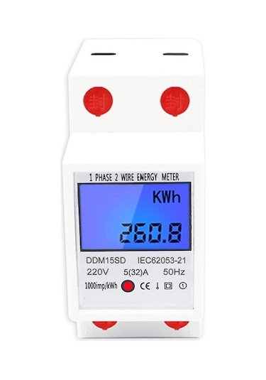 Butuglobal Ddm15sd 5 A Lcd Ekranlı Tek Fazlı Ray Ölçer