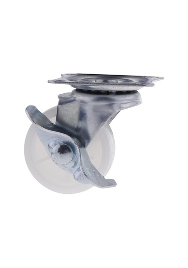 Suntek 1 Paket 1.5 "döner Teker Naylon Tekerlek Üst Plaka