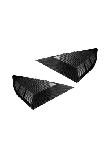 Symbee Ford Focus St Rs Mk3 İçin Abs Plastik Arka Cam Perdesi, Karbon Fiber Stili