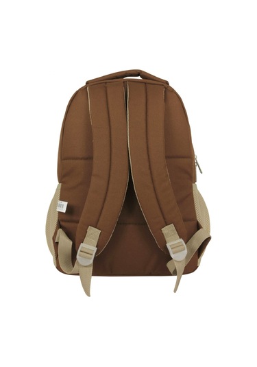 Capybara Erkek Çocuk İlkokul Okul Sırt Çantası - Bej - Kahverengi - 5230 Çok Renkli