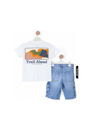 Escabel Xo Kids Erkek Çocuk Şort 5-14 Yaş 24015 Mavi