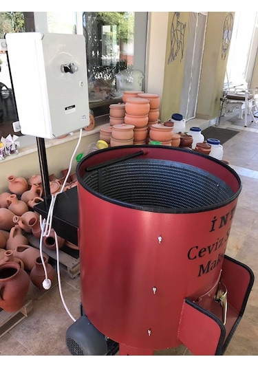 İntes Ceviz Soyma Makinası 80Kg 170 Lt Standart Devirli 1.5 Kw