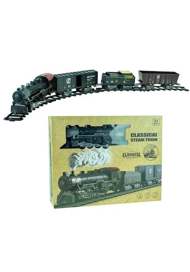 Tren Işıklı Sesli Buharlı Oyuncak 1987 Tren Klasik 28 Parça