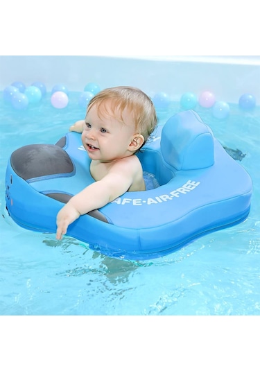 Mambobaby Bel Destekli Yüzme Simidi - Mavi
