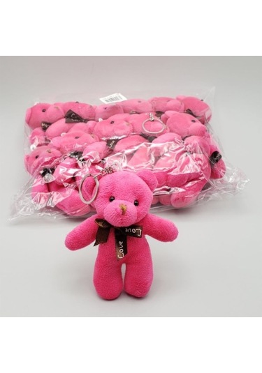 Mini Ayıcık Anahtarlık Pembe Renk