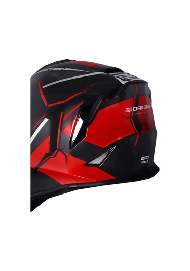 Dinamo Never Broken Siyah-kırmızı Kask C4 Siyah