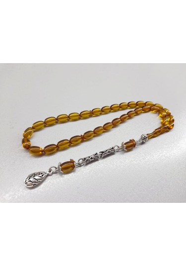 Soma Tesbih Ateş Kehribar 6 x 10 CM Tesbih