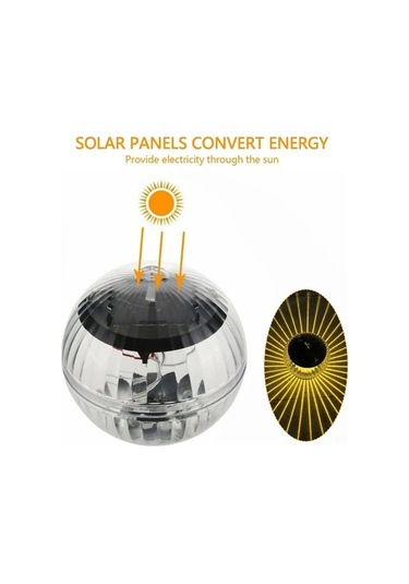 Trendooze Renk Değişen Su Geçirmez Solar Led Havuz Işığı, Şık Tasarım