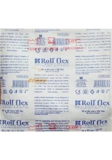Roll Flex Steril Gazlı Bez 30 x 80 CM 20 x 2'li